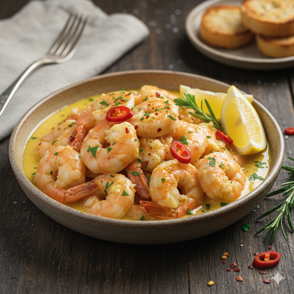 Shrimp with Garlic Sauce